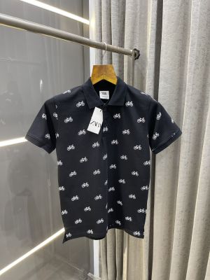 Big sale ZAR.A bicycle print Polo T-shirt