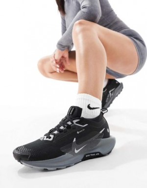 Nikee Pegasus Trail 5 GoreTex Black Grey