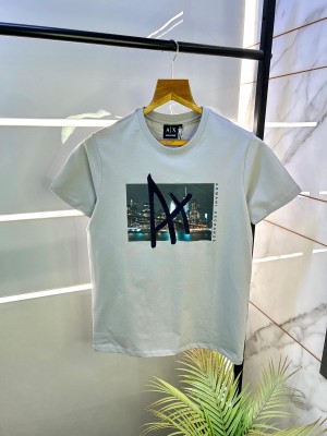 Sale Arman_i Exchange Imported Grey Round Neck Premium T-shirt F2394-GY