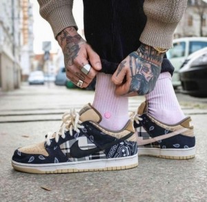 Nikee Sb Dunk Low Travis Scott Bandana Semi UA