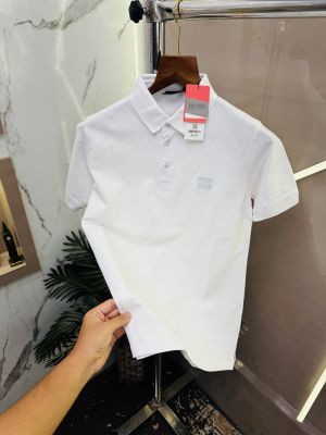 Hugo.Boss.White.Imported.Maaty.Cotton.Lycra.Fabric.Premium.Polo.T-Shirt