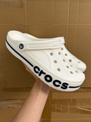 Croc.s bayaband clog clogs white carry bag og box fix