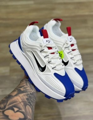NIK_EE BAILLELI PLATFORM SNEAKER WHITE BLUE