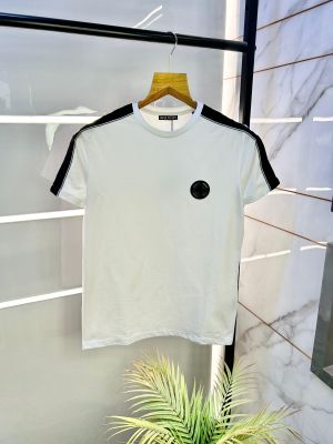 Balmai n Paris White Premium Round Neck Printed T-shirt F2501-W1