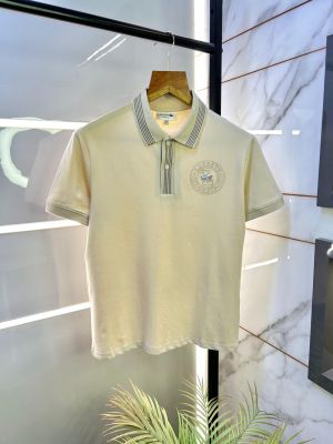 Lacost e Beige Polo Premium Collar Neck T-shirt F2604-BE