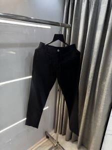 Rare Rabbit Black Premium Classic Cotton Trouser 