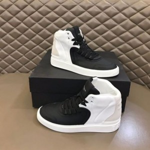 Balmai_n B Skate High Top Sneakers White Black
