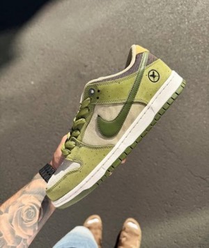 E sb dunk low x yuto horigome matcha ua quality 