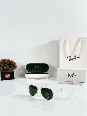 Rayban Aviator 3026 Gold Green GLASS