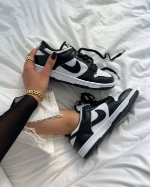 Nik sb dunk panda woman s leather quality 