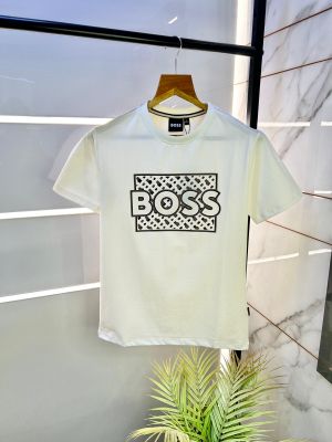Boss White Premium Round Neck T-shirt F2566-OF