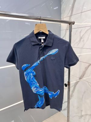 Lacost e Premium Imported Polo T shirt Printer Design With Brand Logo 404