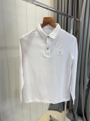 Arman i Exchange full sleeves polo T-shirt white 2377