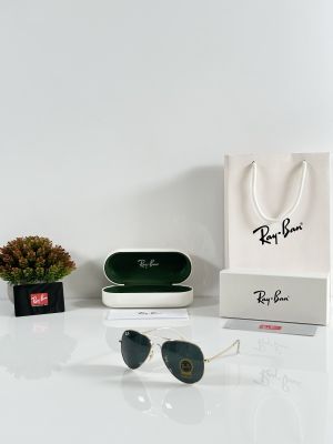 Rayban Aviator 3026 Gold Black (GLASS)