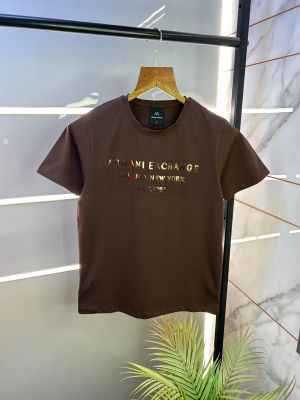 Sale Arman_i Exchange Dark Brown Premium Round Neck T-shirt F2443-BR