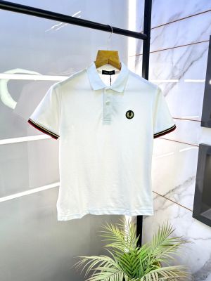 Fred Perry White Polo Premium Collar Neck T-shirt F2650-WH