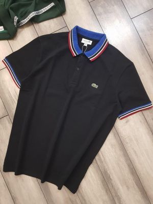 Lacost e Premium Imported Polo T shirt Embroidery Logo With Collar And Sleeves Design 2313