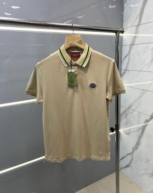 Gucc i Premium Polo With Embroidery Patch Design And Collar Look Polo 1019