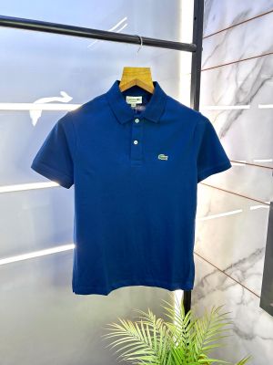 Lacost e Blue Polo Premium Collar Neck T-shirt F2637-BU