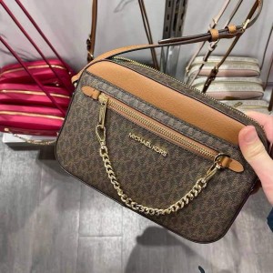 MichaelKors Jet Set East West Chain Crossbody Sling with box