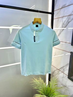 Aston Martin Hacket t Sky Polo Premium Collar Neck T-shirt F2668-SK