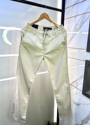 Ralph_Lauren Polo Classic Linen Light Cream Super Premium Trouser F2824-LCR