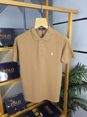 R L Pol T Shirts Khakhi K100-KH