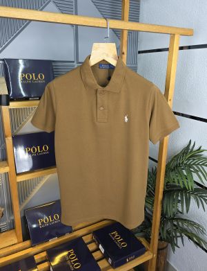 R L Pol T Shirts Coffee K100-CF