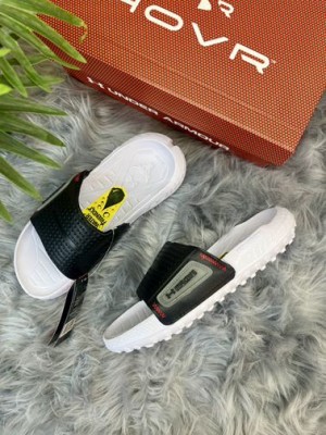 UNDER ARRMOUR fat tire slides white sale