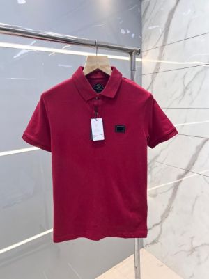 Rare Rabbit Maroon Premium Imported 240GSM Interlock Cotton Lycra Fabric Polo with Metal Rubber Logo 2706