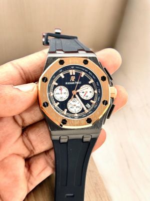 Audemars_Piguet Royal Oak Offshore Black Rose all working 