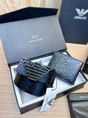 ARMANI_Premium_Belt_&_wallet_Combo_C421