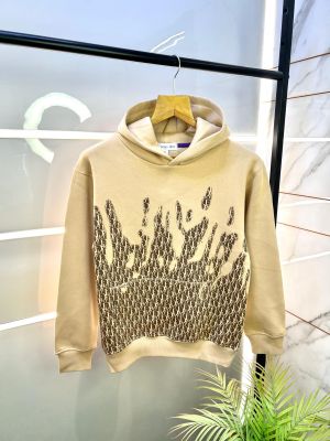 Christian Dio r Monogram Print Sandal Imported Back Printed Premium Hoodie SAN-S-1243