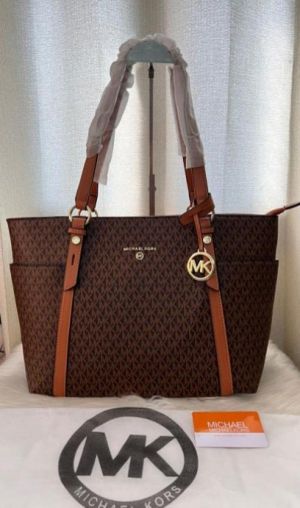 Michael_Kors Sullivan Saffiano Tote Bag With Dust Bag & MK logo