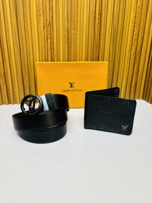 237 LV LOUIS VUITTO_N PREMIUM QUALITY BELT WALLET COMBO