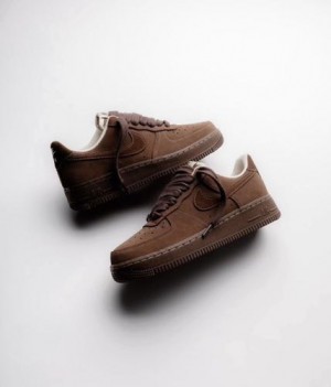 Nikee Airforce 1 Low Suede Cacao Wow