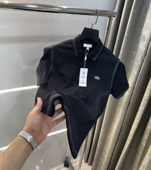 Lacost e Black Logo Work Premium Polo T-Shirt