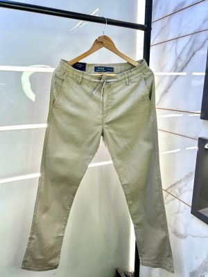 Ralph_Lauren Polo Classic Linen Brown Super Premium Trouser F2824-BR