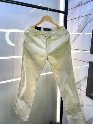 Ralph_Lauren Polo Classic Linen Cream Super Premium Trouser F2824-CR