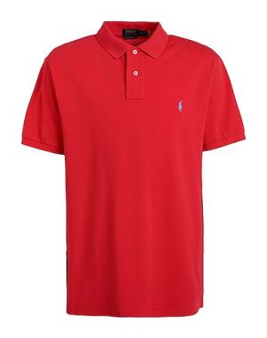 SALE Ralph_Lauren Chest Logo Polo T-shirt Red
