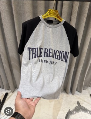 SALE True Religion Round Neck T-shirt Grey