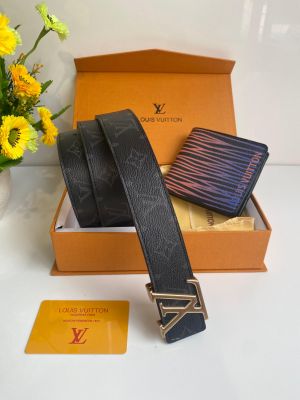 LOUIS_VUITTON BELT WALLET COMBO WID OG BOX CARD DUST BAG