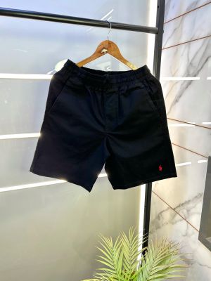 Ralph_Lauren Polo Imported Black Premium Cotton Shorts F2576-BL