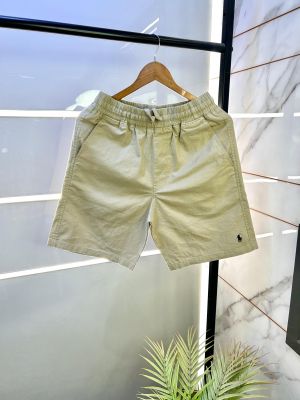 Ralph_Lauren Polo Imported Beige Premium Cotton Shorts F2576-BE