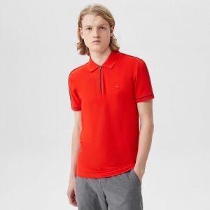 Lacost e Red Logo Work Premium Polo T-Shirt