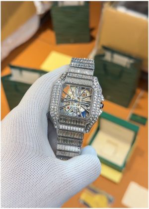 Cartie_r Santos Diamond Silver - J138