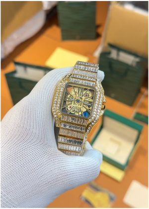 Cartie_r Santos Diamond Gold Silver - J137