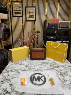 Michael_Kors Maeve With Box And Dust Bag Including Carry Bag (Brown)