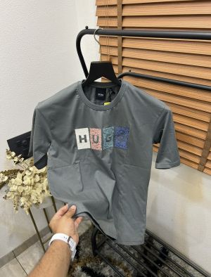 Hug_o Boss Furr Embossing Print Premium Drop Shoulder T-shirt