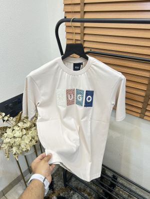 Hug_o Boss Furr Embossing Print Premium Drop Shoulder T-shirt